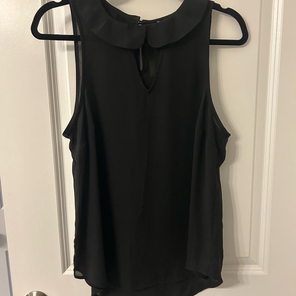 LC Lauren Conrad Black Sleeveless Women's Tank Top Size Medium M